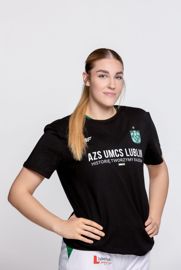 Czarna koszulka AZS UMCS LUBLIN HISTORIĘ TWORZYMY RAZEM