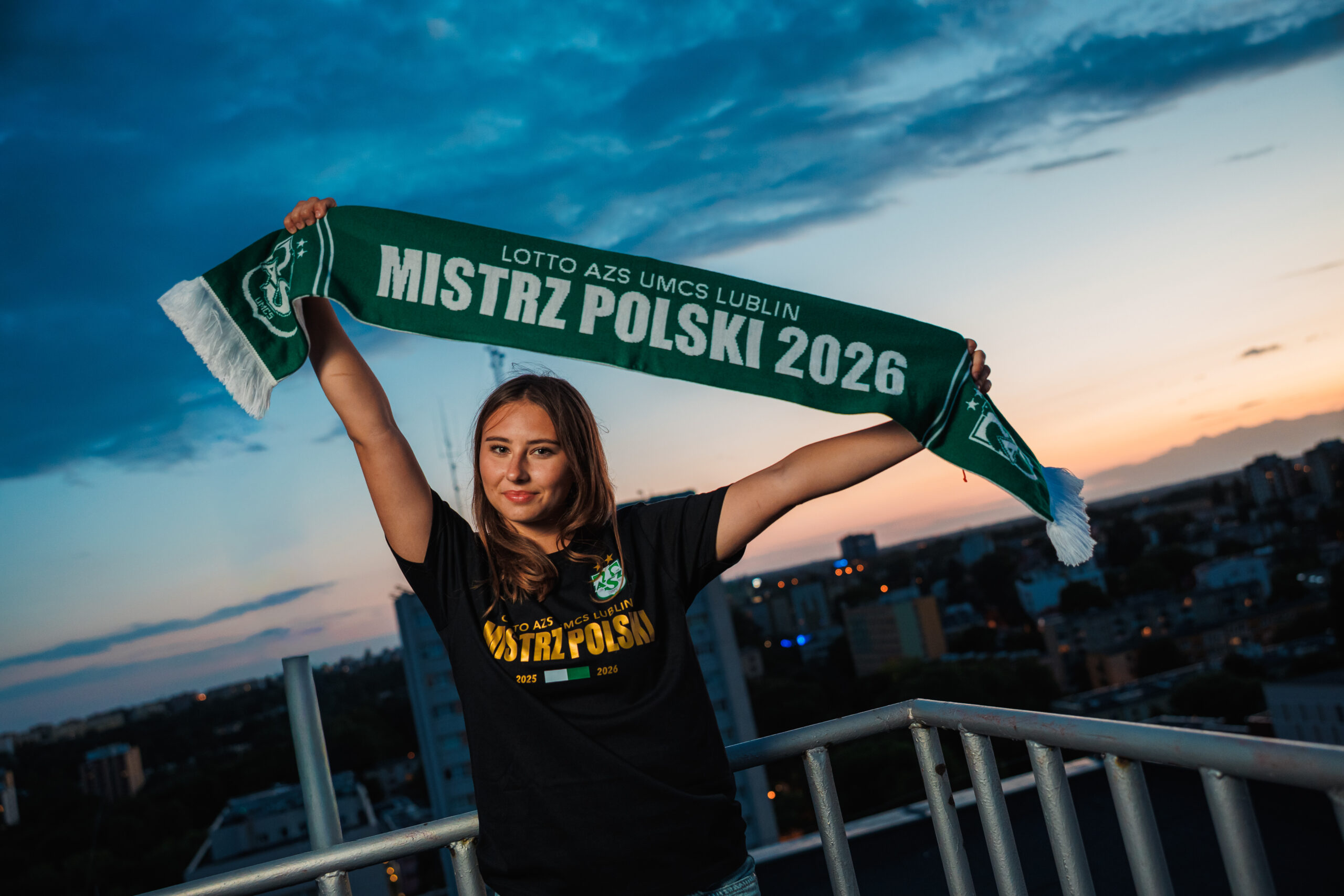 Mistrzowski szalik LOTTO AZS UMCS Lublin 2025/2026 - obrazek 4