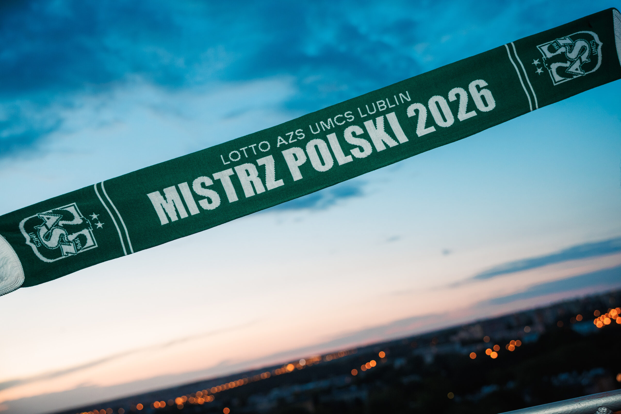 Mistrzowski szalik LOTTO AZS UMCS Lublin 2025/2026 - obrazek 2